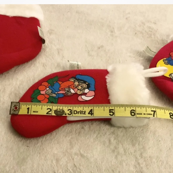 American Tail Mini Christmas Stockings Fievel Mousekewitz McDonald’s 1986 - Picture 5 of 6